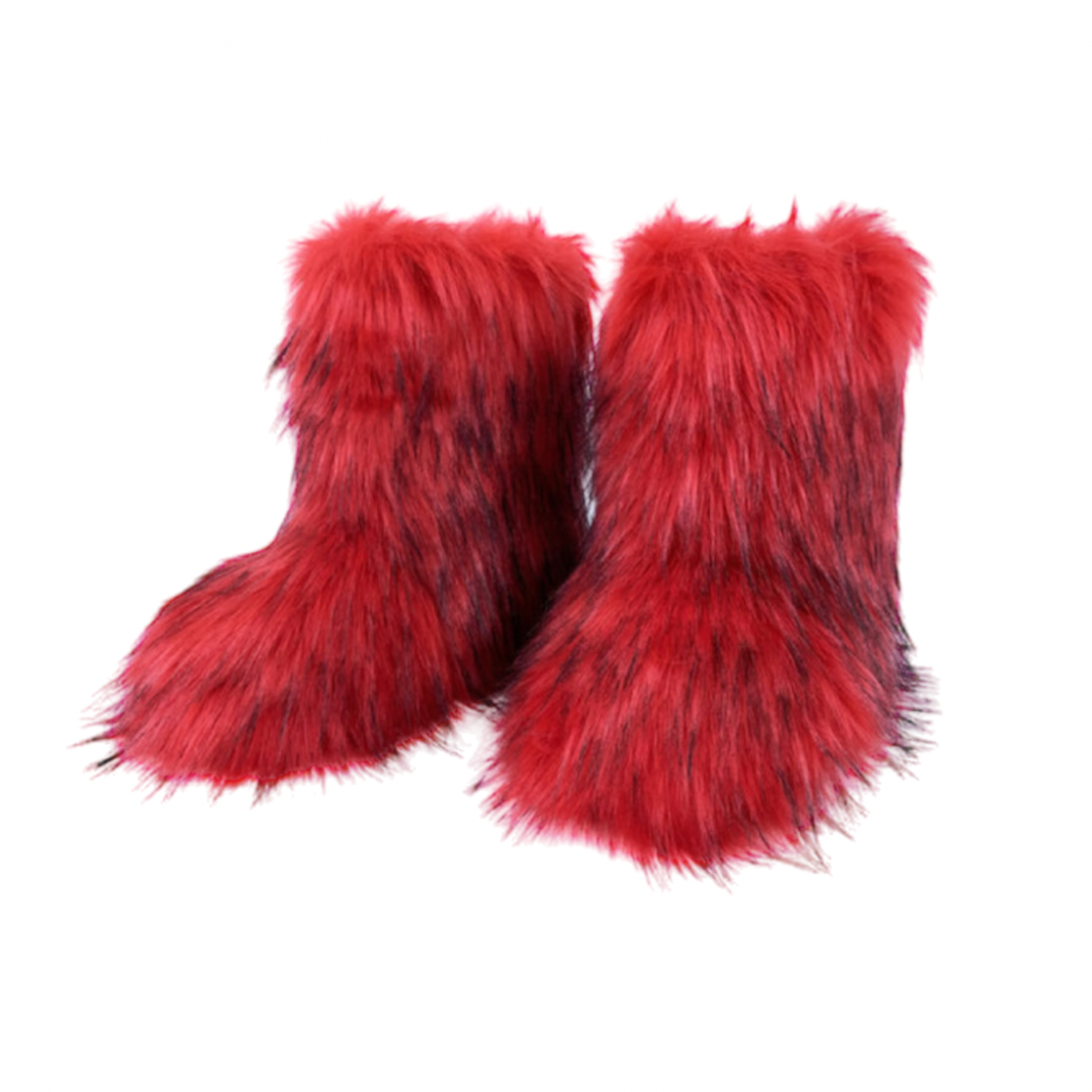 “Raw Fur” Boots