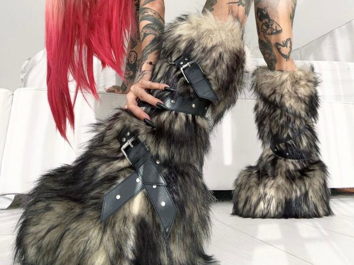 “Raw Fur 2.0” Boots