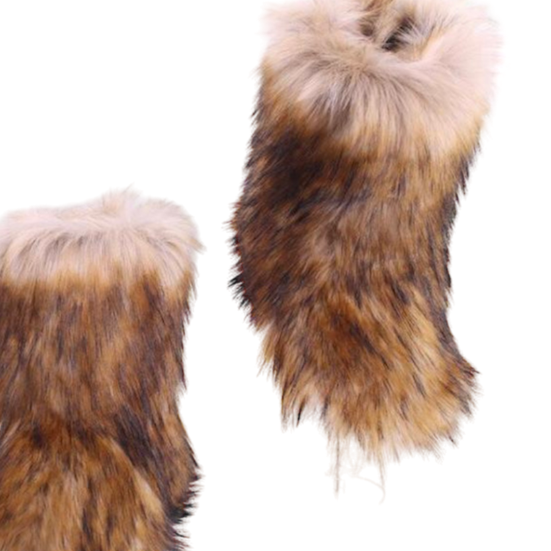 “Raw Fur” Boots